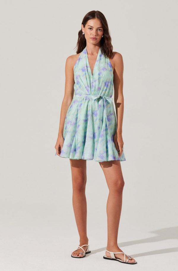 Clare Halter Neck Mini Dress - Image 3