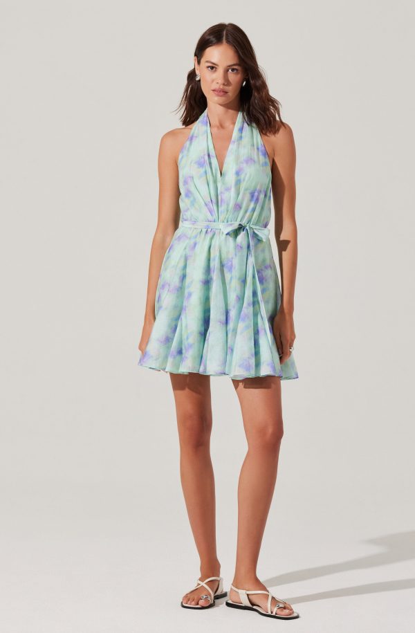 Clare Halter Neck Mini Dress - Image 6