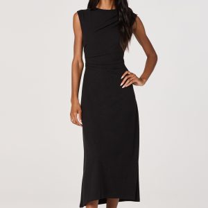 Draped Midi Dress