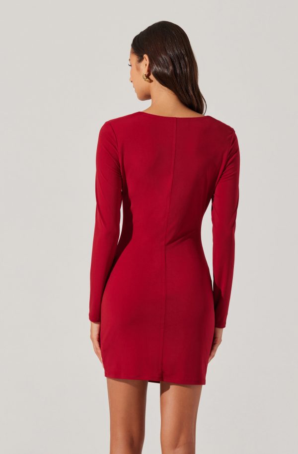 Cowl Neck Mini Dress - Image 10