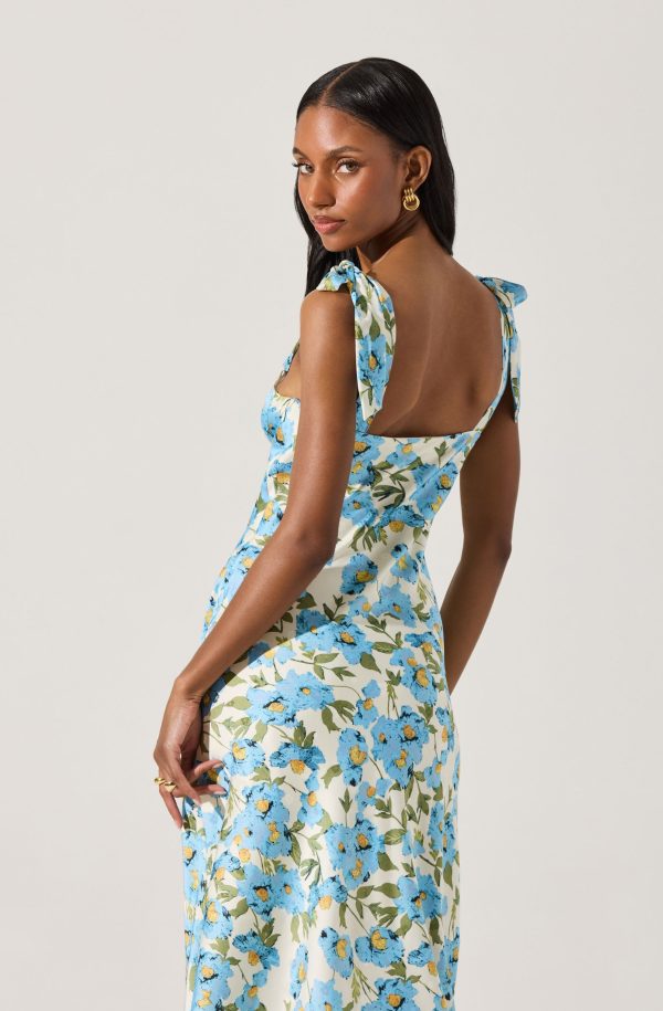 Sweetheart Bow Strap Midi Dress - Image 4