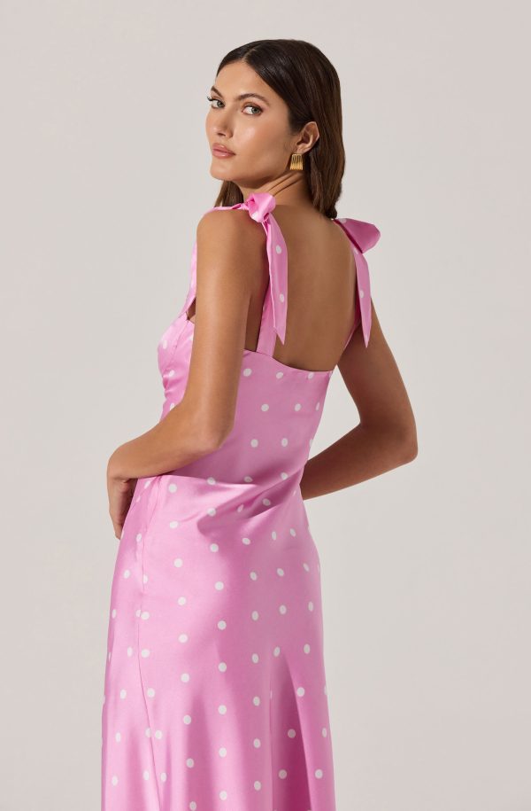 Sweetheart Bow Strap Midi Dress - Image 9