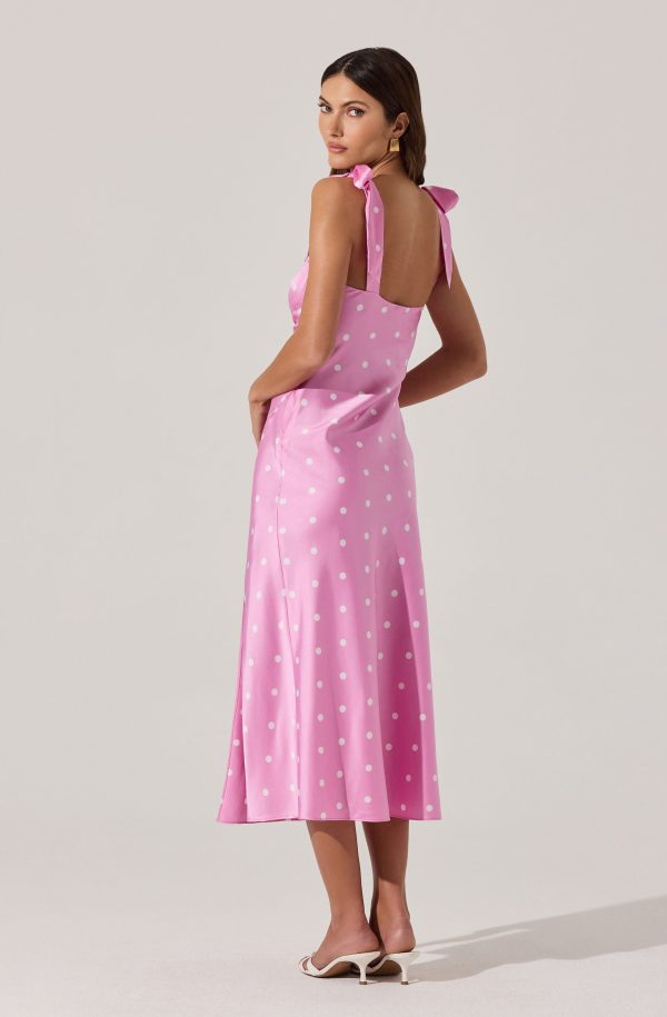 Sweetheart Bow Strap Midi Dress - Image 11