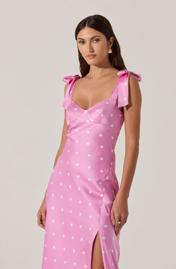 Sweetheart Bow Strap Midi Dress - Image 10